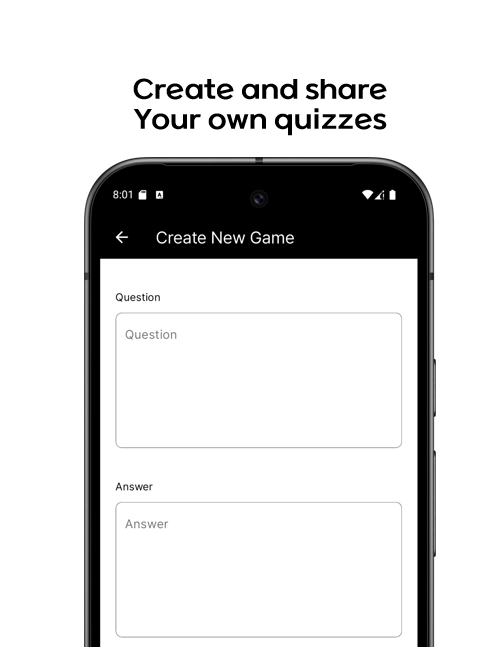 Create your own quizzes